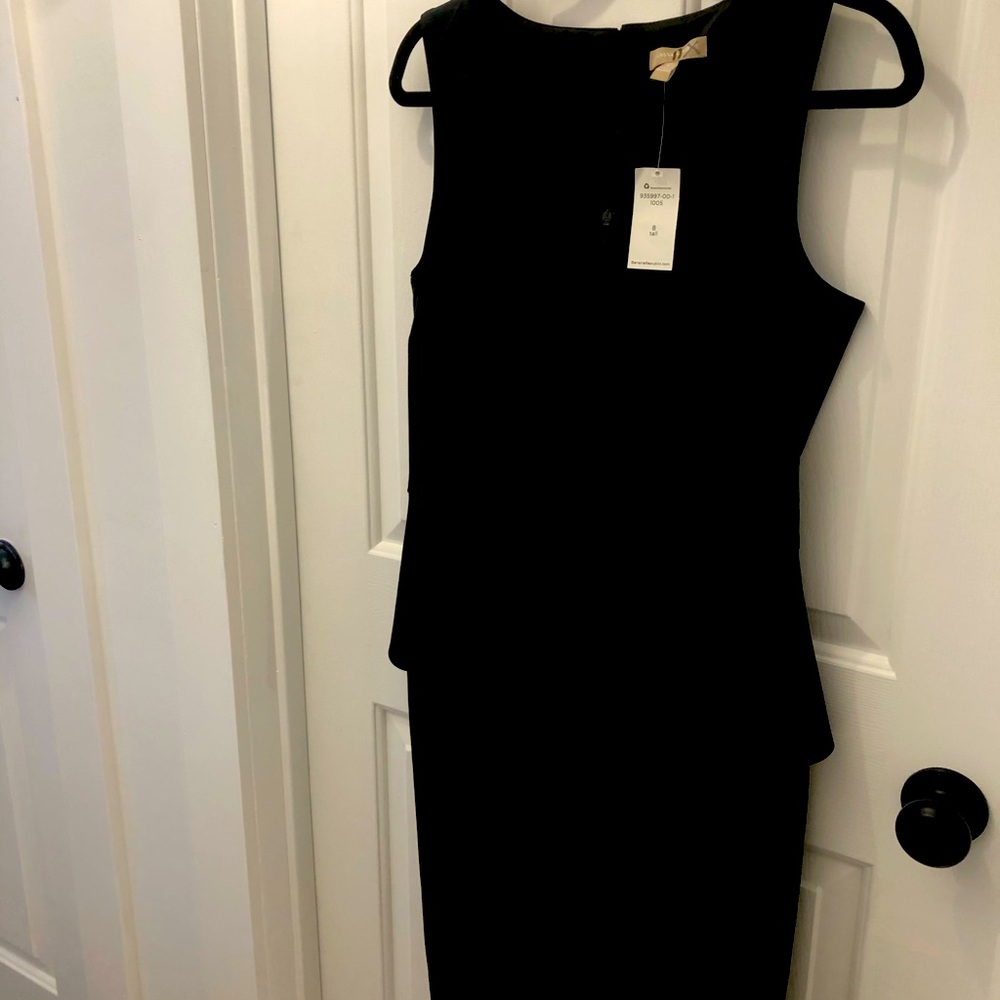 Black Peplum Banana Republic Dress